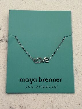 Maya Brenner Silver LOVE Bracelet